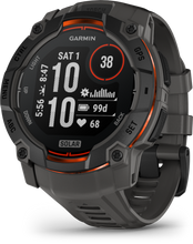Load image into Gallery viewer, Garmin | INSTINCT 3, 50mm Solar, Fekete, sötétszürke szíjjal (ED)