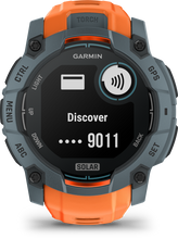 Load image into Gallery viewer, Garmin | INSTINCT 3, 50mm Solar, Szürke, narancs szíjjal (ED)