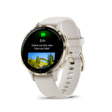 Load image into Gallery viewer, Garmin | VENU 3S ELEFÁNTCSONT KRÉMARANY, SZILIKON SZÍJJAL
