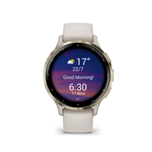 Load image into Gallery viewer, Garmin | VENU 3S ELEFÁNTCSONT KRÉMARANY, SZILIKON SZÍJJAL