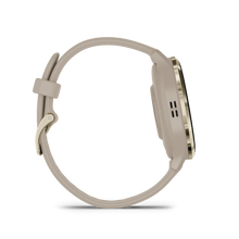 Load image into Gallery viewer, Garmin | VENU 3S FRANCIA SZÜRKE-KRÉMARANY, SZILIKON SZÍJJAL