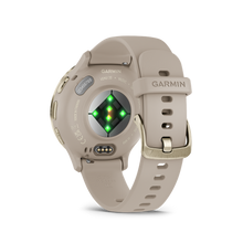 Load image into Gallery viewer, Garmin | VENU 3S FRANCIA SZÜRKE-KRÉMARANY, SZILIKON SZÍJJAL