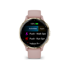 Load image into Gallery viewer, Garmin | VENU 3S RÓZSA KRÉMARANY, SZILIKON SZÍJJAL