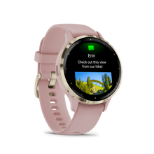 Load image into Gallery viewer, Garmin | VENU 3S RÓZSA KRÉMARANY, SZILIKON SZÍJJAL