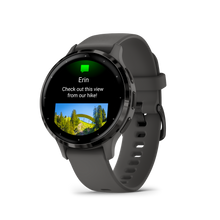 Load image into Gallery viewer, Garmin | VENU 3S SZÜRKE, SZÜRKE KERETTEL, SZILIKON SZÍJJAL