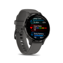 Load image into Gallery viewer, Garmin | VENU 3S SZÜRKE, SZÜRKE KERETTEL, SZILIKON SZÍJJAL