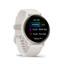Load image into Gallery viewer, Garmin | VÍVOACTIVE 5 ELEFÁNTCSONT KRÉMARANY, SZILIKON SZÍJJAL