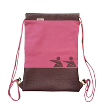 Lade das Bild in den Galerie-Viewer, Táska evezős szimbólumokkal - lila