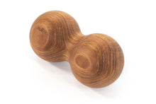 Load image into Gallery viewer, Dupla masszázs golyó - tölgyfa, 10 cm | rollholz