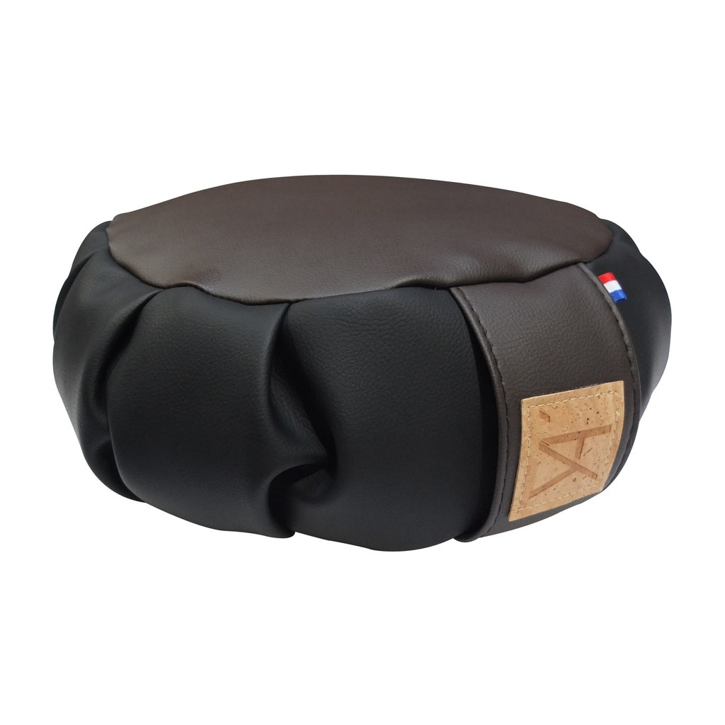 YA'Fu Meditation Cushion | Club collection, Vegan - Black, Brown