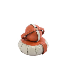 Load image into Gallery viewer, YA&#39;Elasko Stretch ball | Home collection Leather - Orange, White 

