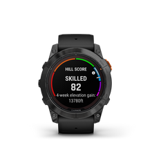 Load image into Gallery viewer, Garmin | FENIX 7X PRO SOLAR, SZÜRKE, FEKETE SZILIKON SZÍJJAL (ED)
