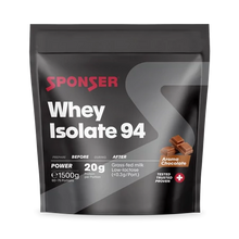 Kép betöltése a galériamegjelenítőbe: Sponser Whey Isolate 94 fehérjepor 1500g, vanília
